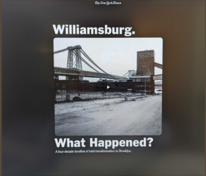 Marketproof Illustrates Williamsburg Evolution in NY Times Story