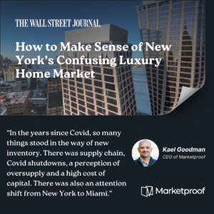 WSJ Story Highlights Marketproof’s Insights into the Luxury Market